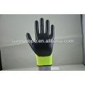 Hi-Viz nappyHi-Viz acrylic and nylon gloves coated nitrile